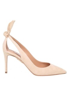 AQUAZZURA COURT SHOES IN SUEDE LEATHER