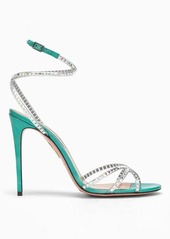 Aquazzura Dance Plexi Aqua sandal