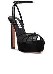 Aquazzura Divine Mesh Plateau 130 Sandal