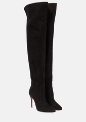 Aquazzura Liaison suede over-the-knee boots