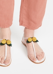 Aquazzura Limoncello Flat Sandals