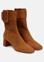 Aquazzura Saint Honoré 50 suede ankle boots