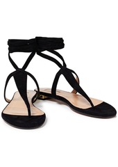 Aquazzura - June suede sandals - Black - EU 35