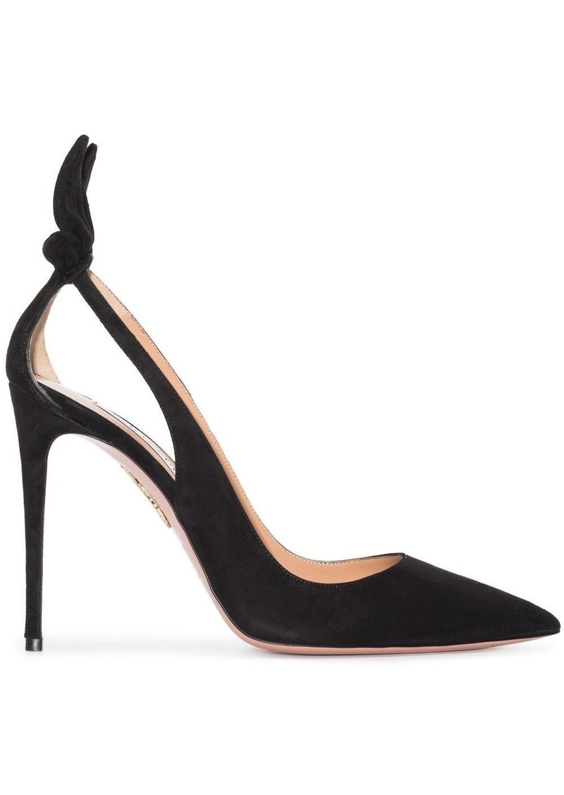 Aquazzura 105mm Bow Tie pumps