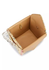 Aquazzura Crystal-Embellished Box Bag