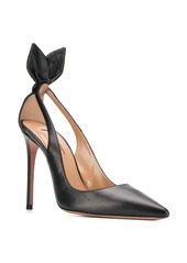 Aquazzura 105mm bow tie pumps