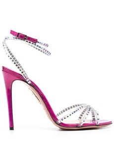 Aquazzura gem-embellished 110mm heeled sandals