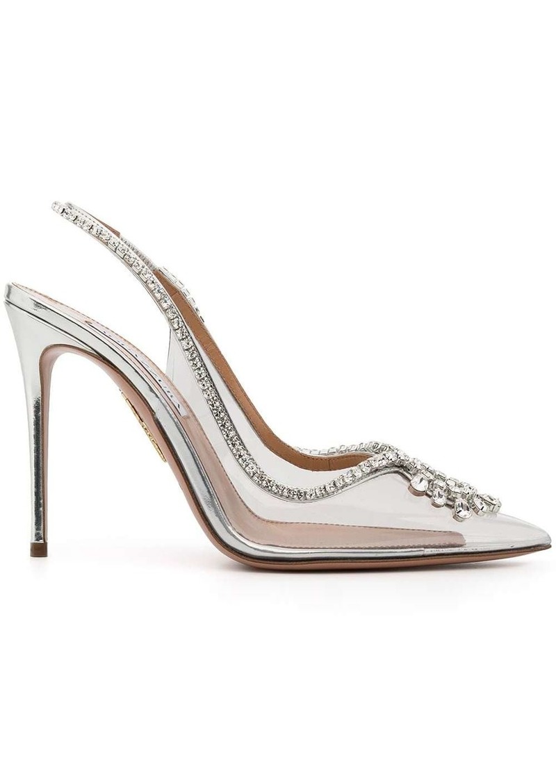 Aquazzura Seduction Crystal 105mm pumps