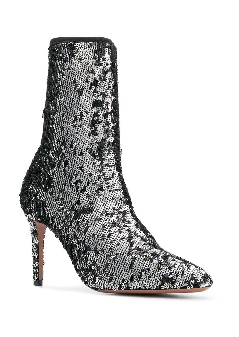 Aquazzura sequin embellished ankle boots | Shoes
