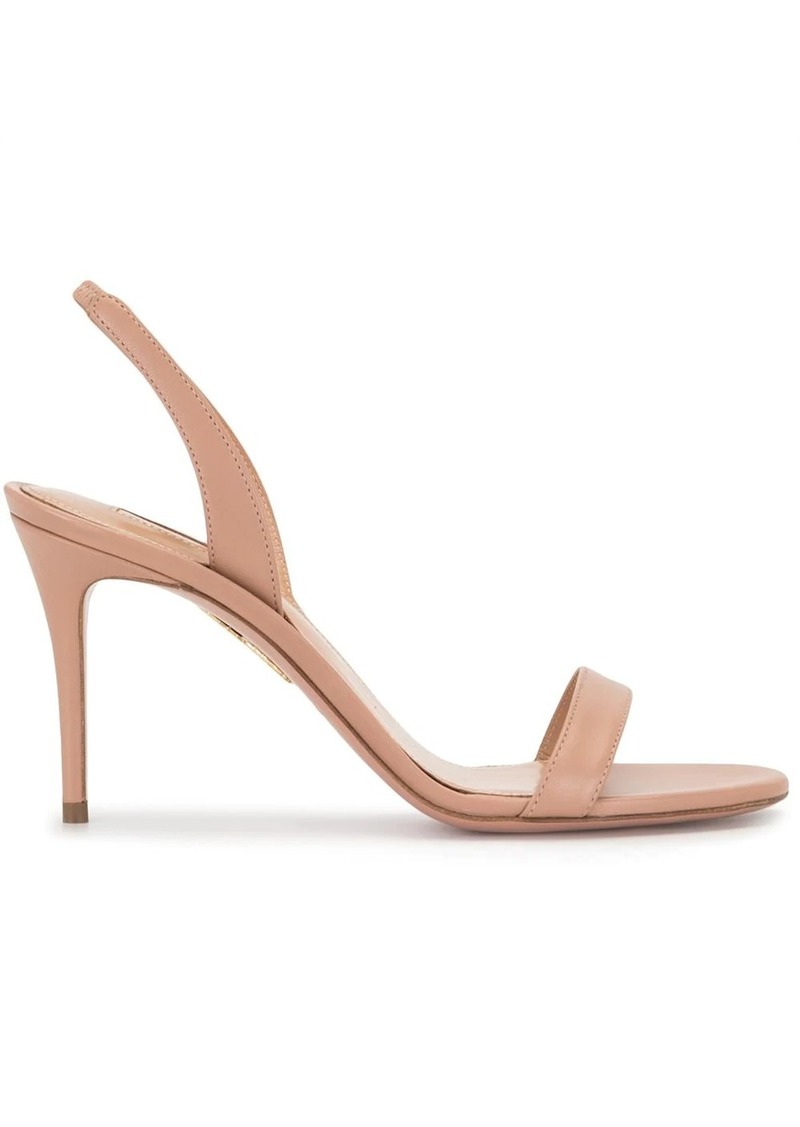 Aquazzura So Nude 85mm sandals