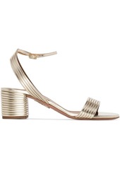 Aquazzura Sundance 50mm leather sandals