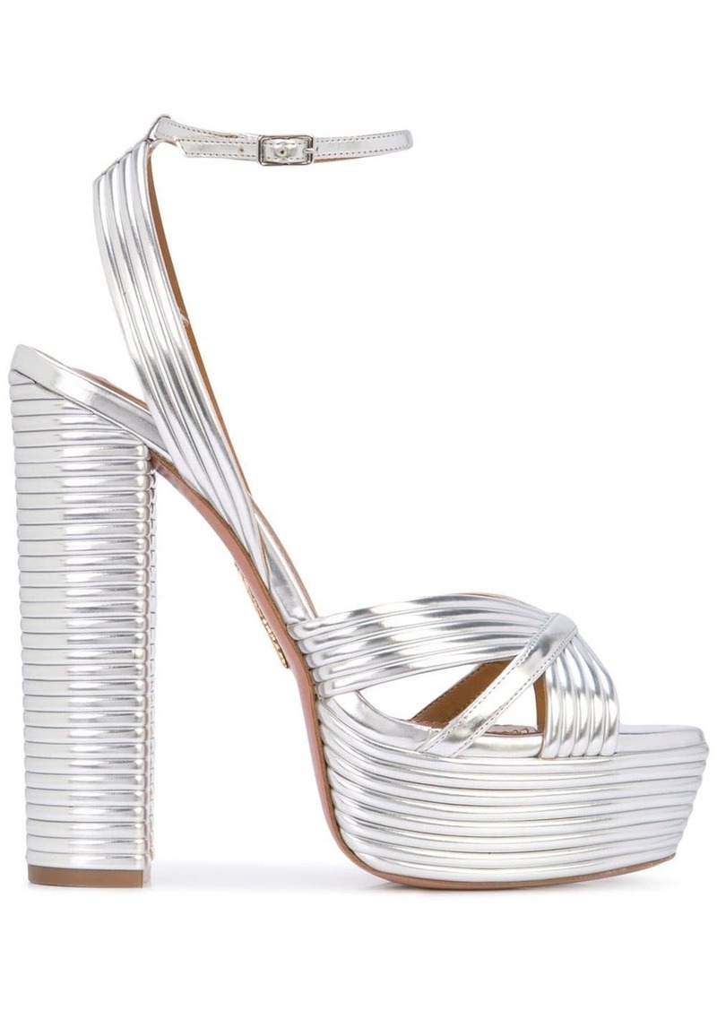 Aquazzura Sundance Plateau 140mm sandals