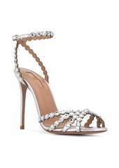 Aquazzura Tequila 105mm crystal embellished sandals