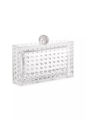 Aquazzura Tequila Crystal-Embellished Clutch