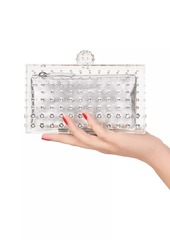 Aquazzura Tequila Crystal-Embellished Clutch