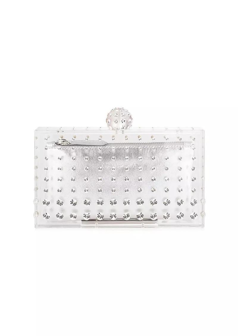 Aquazzura Tequila Crystal-Embellished Clutch