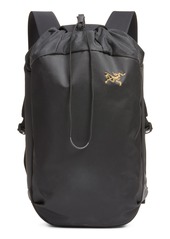Arc'Teryx Arro 20 Water Resistant Nylon Bucket Backpack in Black at Nordstrom