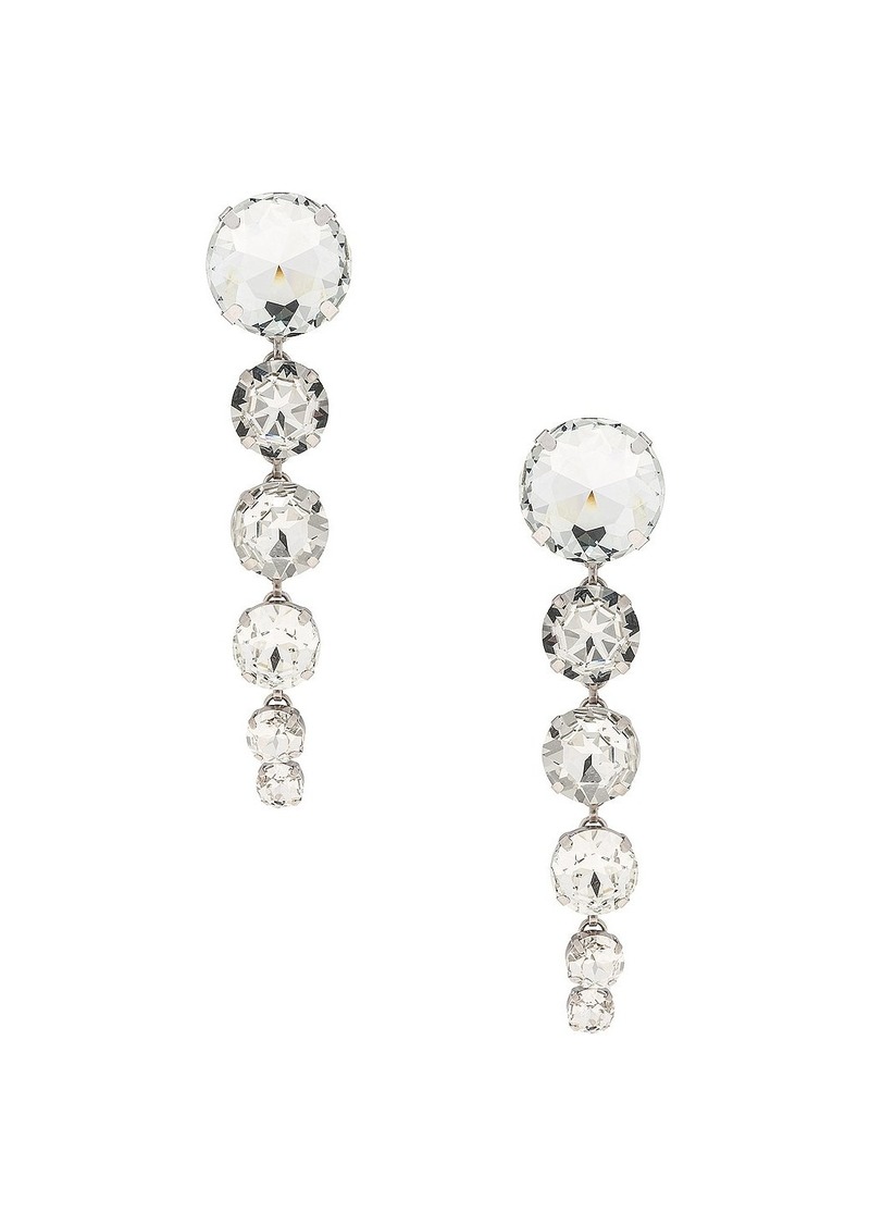 AREA Crystal Drop Earrings