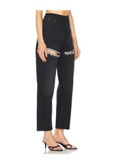 AREA Crystal Slit Jean