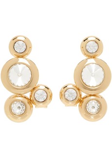 AREA Gold Crystal Earrings