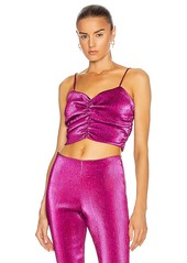 AREA Ruched Cami Top