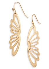 Area Stars Butterfly Wing Drop Earrings in Gold at Nordstrom Rack