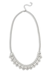 Area Stars Mindy Bib Necklace in Silver at Nordstrom