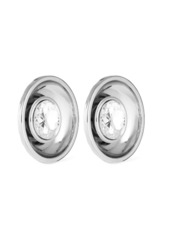 Area Crystal Medallion Earrings