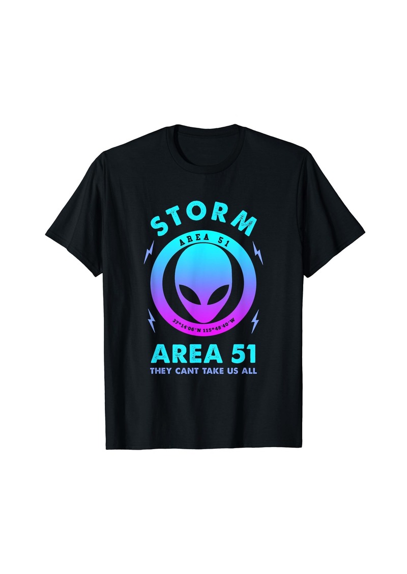 Storm Area 51 Funny Alien Halloween Men Women T-Shirt