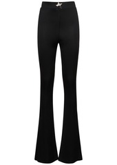 Area Viscose High Rise Flared Pants