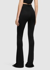 Area Viscose High Rise Flared Pants