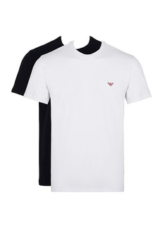 Armani 2-Pack Logo Loungewear T-Shirts