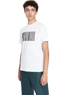 A | X ARMANI EXCHANGE Men's Classic Jersey Milano AX Short Sleeve Regular Fit T-Shirt