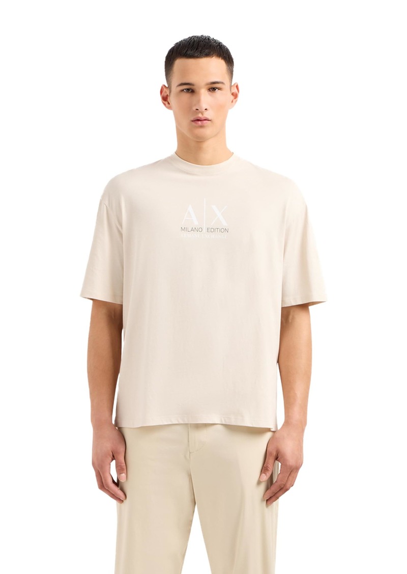 A | X ARMANI EXCHANGE Men's Limited Milano Edition Comfort Fit Logo Tee