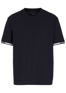 A | X ARMANI EXCHANGE Men's Logo Brand Short Sleeve T-Shirt DEEP Navy