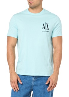 A | X ARMANI EXCHANGE Men's Regular Fit Cotton Jersey Micro Icon Logo Tee