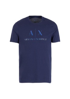 A | X ARMANI EXCHANGE Men's Slim Fit Cotton Jersey Gradient Colored Classic AX Logo Tee