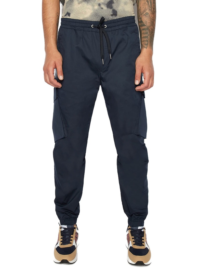 A | X ARMANI EXCHANGE Men's Utility Pocket Woven Jogger Pant