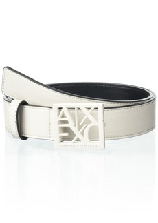 Armani Exchange EMPORIO ARMANI Women's Ax Tonal Logo Hardware Belt