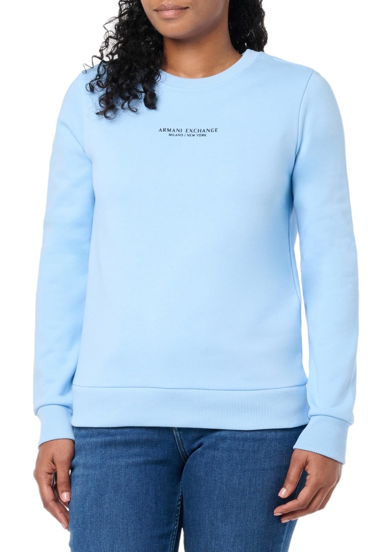 A | X ARMANI EXCHANGE Women's Milano New York Crewneck Sweatshirt