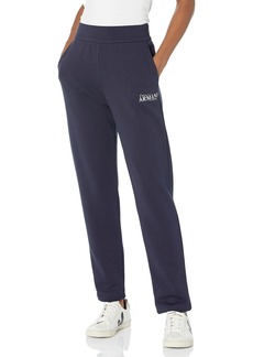 A | X ARMANI EXCHANGE Women's Overlap Logo Elastic Waistband Trouser  XL
