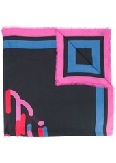 Armani abstract print scarf