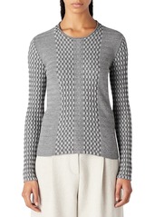 Emporio Armani Check Print Sweater