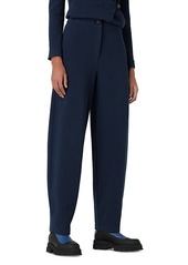 Emporio Armani Chevron Jacquard Tapered Leg Trousers