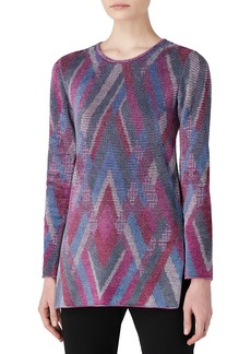 Emporio Armani Jacquard Long Sleeve Sweater