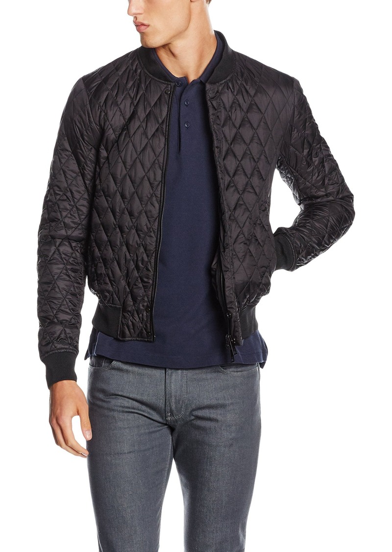 Armani Armani Jeans Men's Quilted Bomber Jacket |