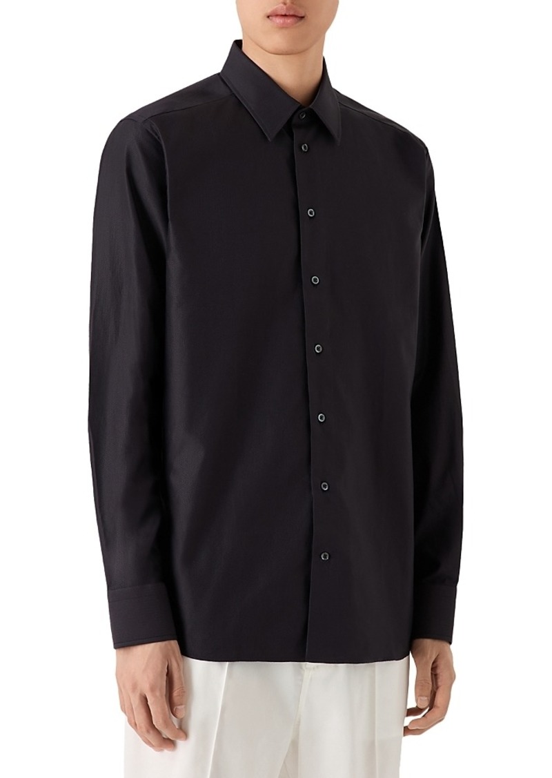 Emporio Armani New York Long Sleeve Button Front Shirt