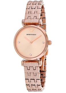 Armani Women's Rose gold dial Watch
