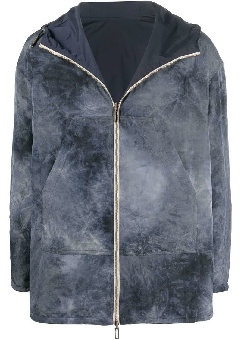 Armani bleach-effect hoodie