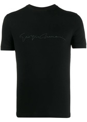 Armani logo-print slim-fit T-shirt